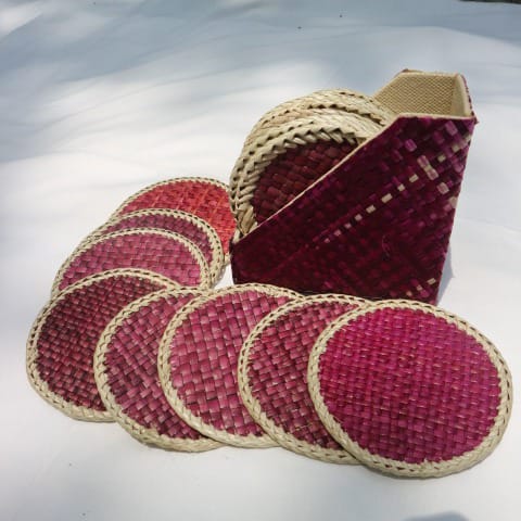 Set Coaster Anyaman Pandan