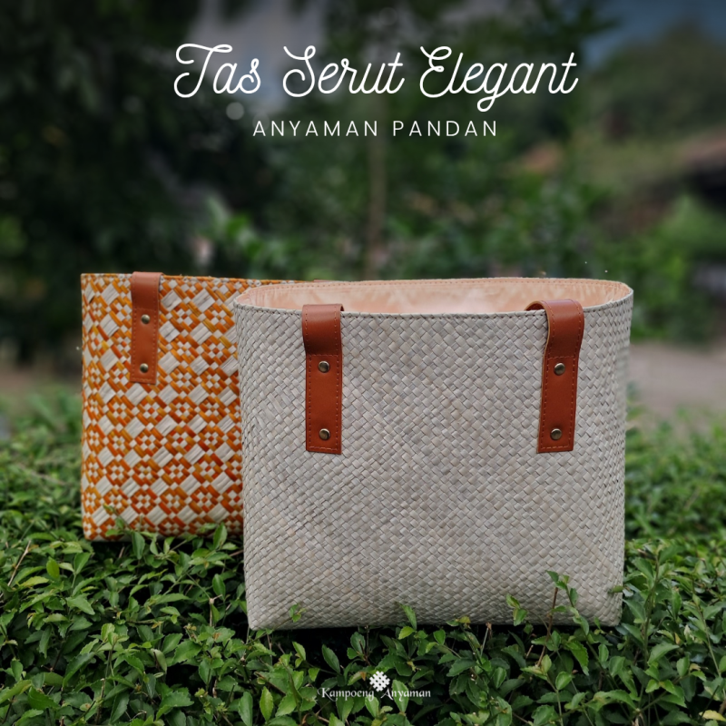 Tas serut anyaman elegan premium dengan desain eksklusif, terbuat dari bahan berkualitas tinggi. Ringan, praktis, dan stylish untuk berbagai kesempatan