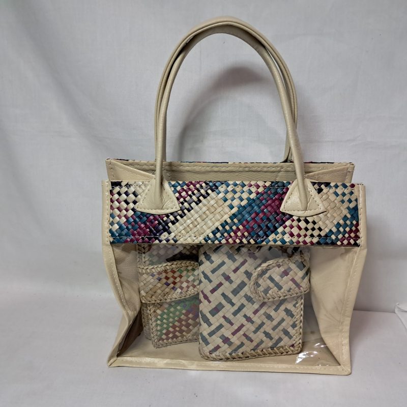Tas Transparan Anyaman