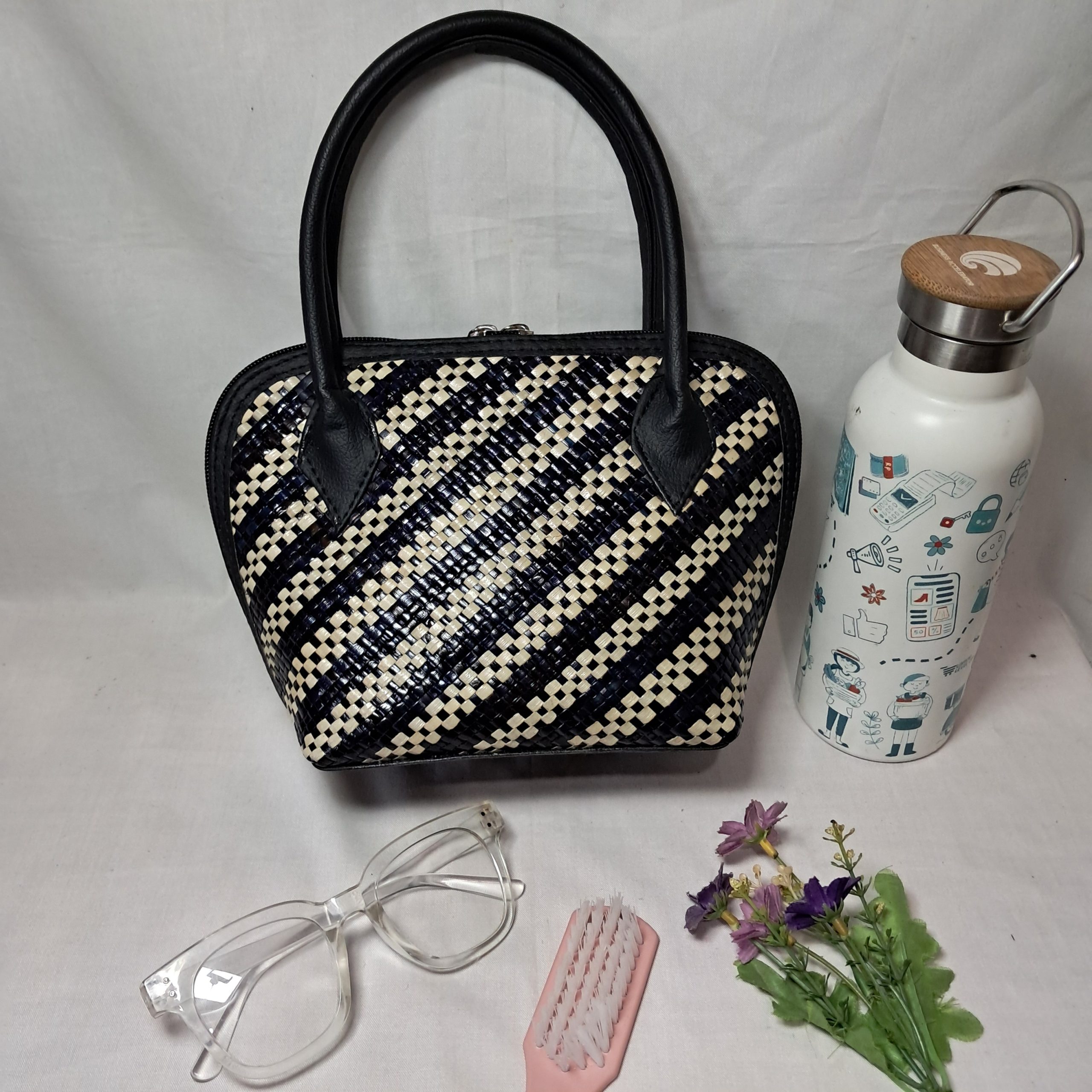 Handbag Women new anyaman pandan - Gambar 2